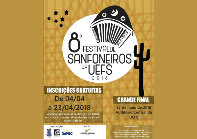 Inscrições abertas para o 8º Festival de Sanfoneiros