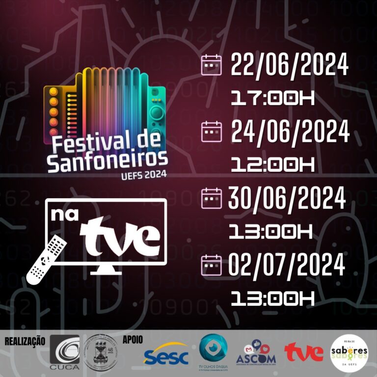 TVE Bahia exibe o XIII Festival de Sanfoneiros de Feira de Santana 2024