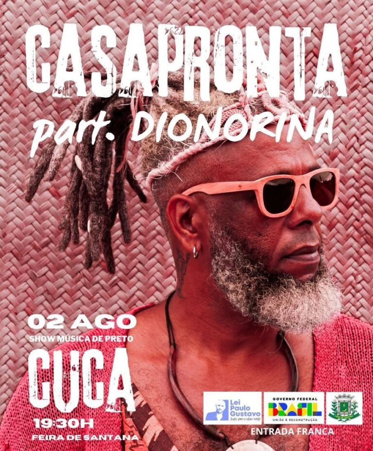 Casapronta realiza show com participação de Dionorina no CUCA no dia 02 de agosto