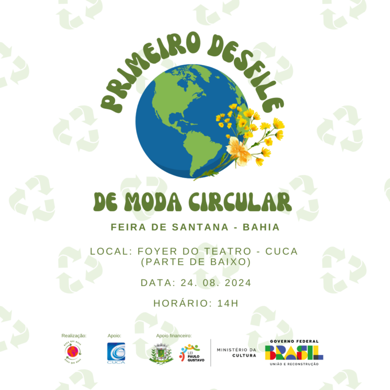 CUCA recebe 1º Desfile de Moda Circular de Feira de Santana