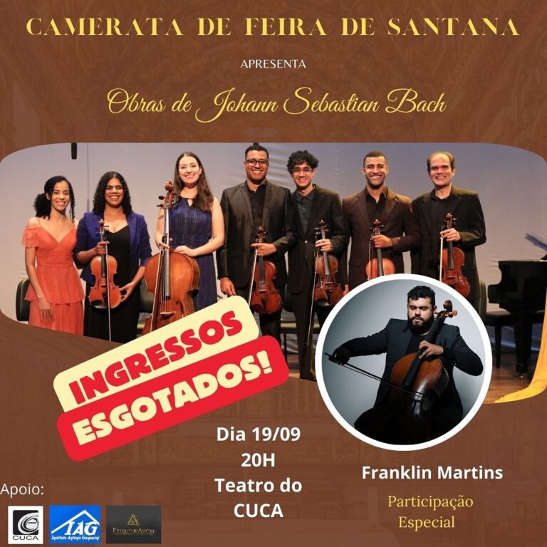 Camerata de Feira de Santana realiza nova apresentação no CUCA