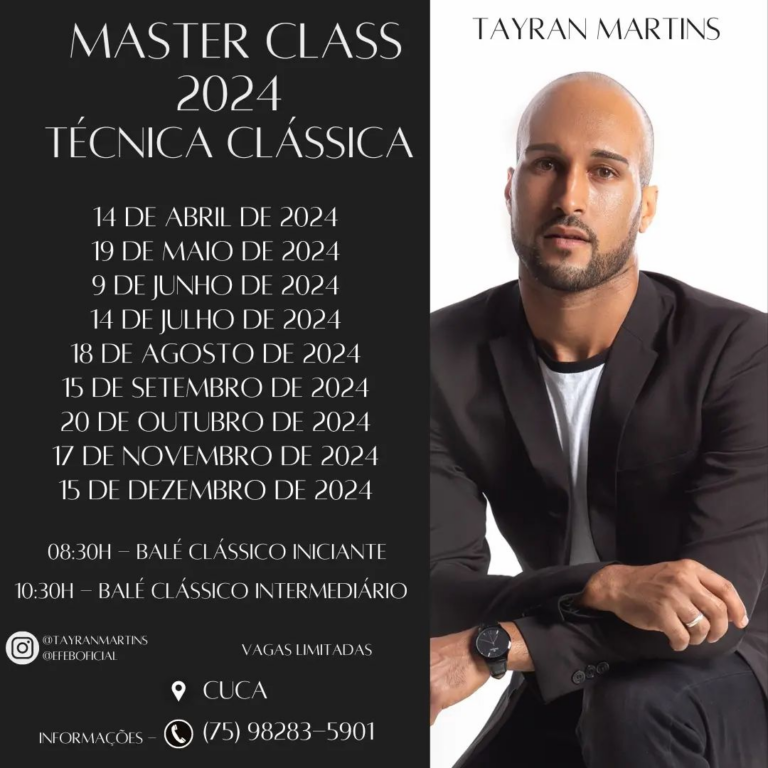 Master class de balé clássico é realizada no CUCA