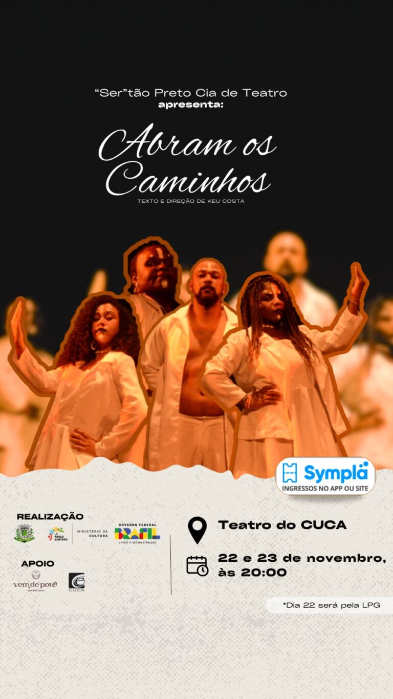 Cuca é palco de espetáculo que celebra a cultura afro-brasileira