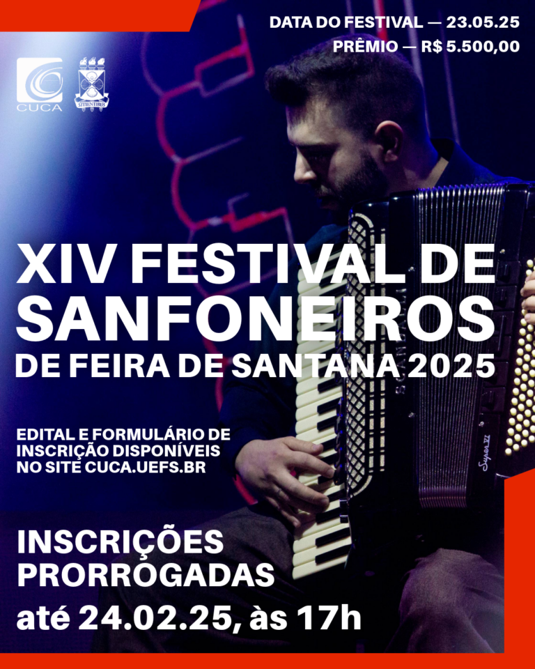 Errata 03 do Edital 02/2025 – XIV Festival de Sanfoneiros de Feira de Santana 2025