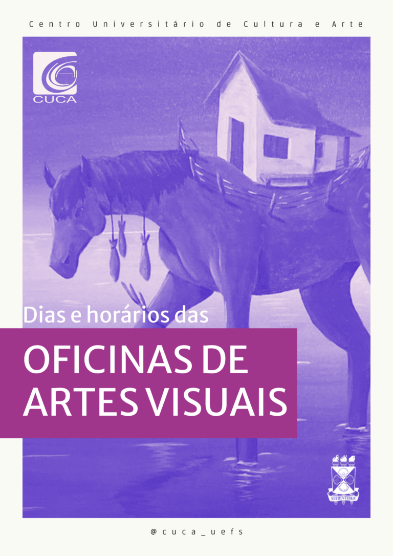 Cuca/Uefs publica dias e horários das Oficinas de Artes Visuais 2025.1 com vagas disponíveis