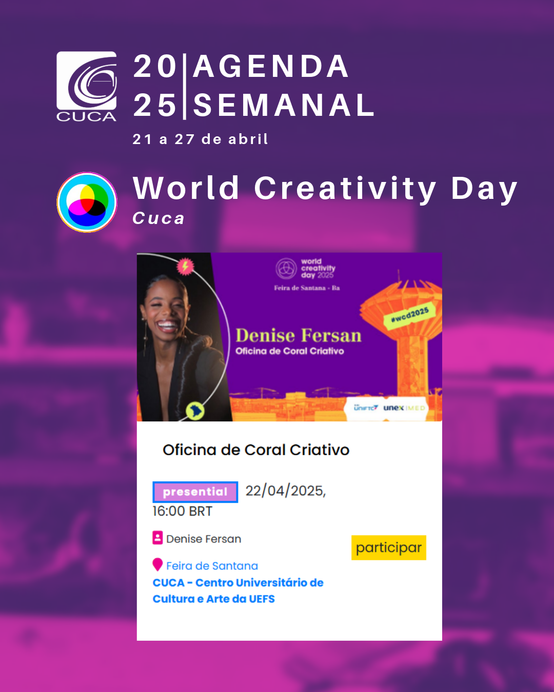 Agenda semanal-25-Master Class Balé