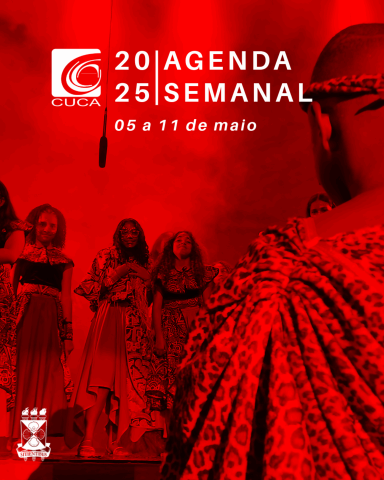 Agenda semanal do Cuca – 05 a 11 de maio