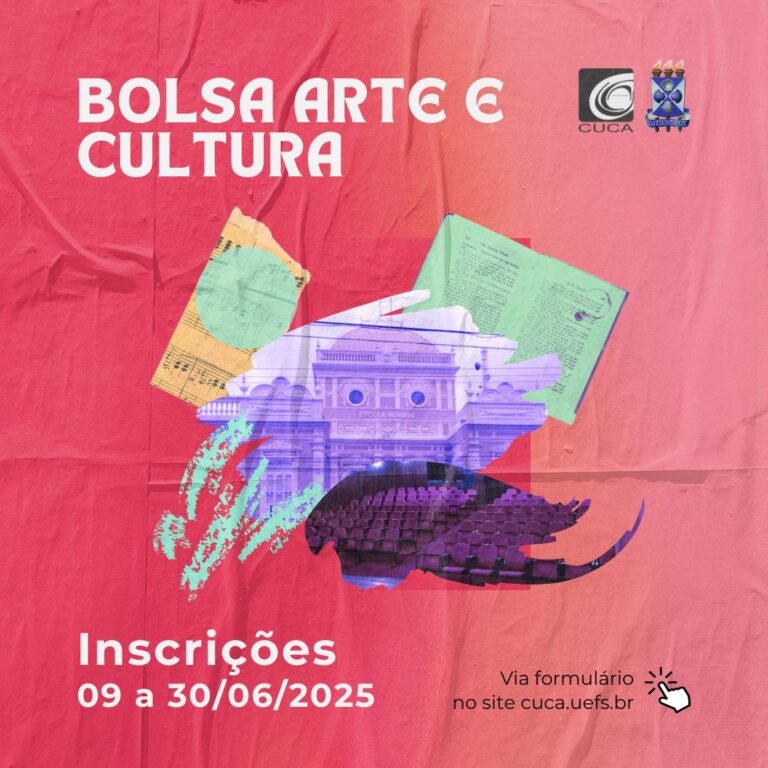 Abertas as inscrições para a Bolsa Arte e Cultura no CUCA!