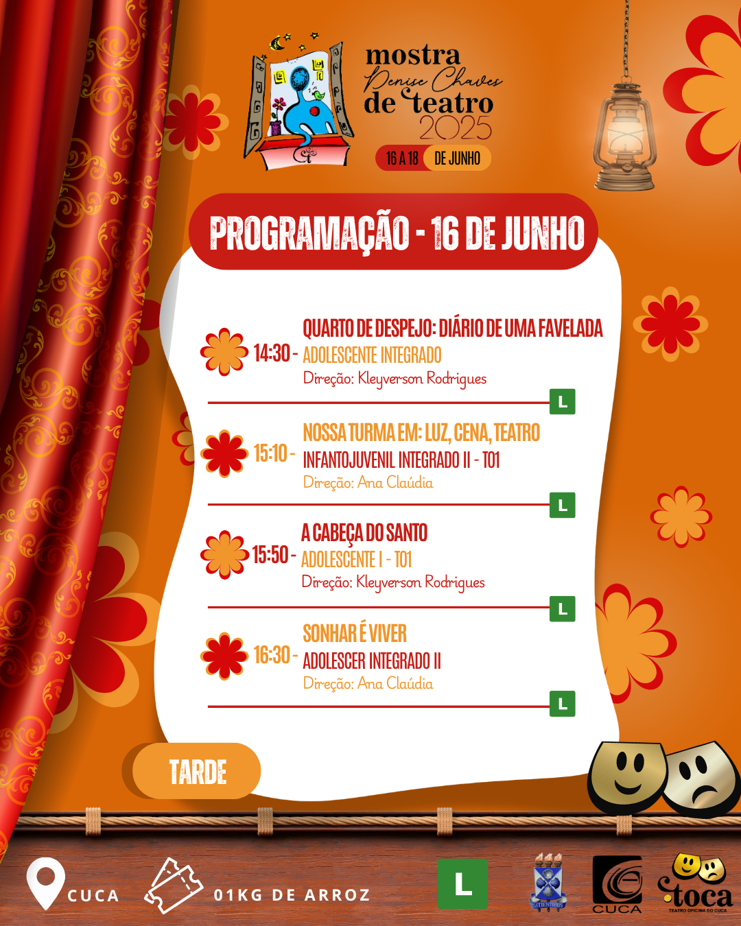 PROGRAMAÇÃO 1606 VESPERTINO