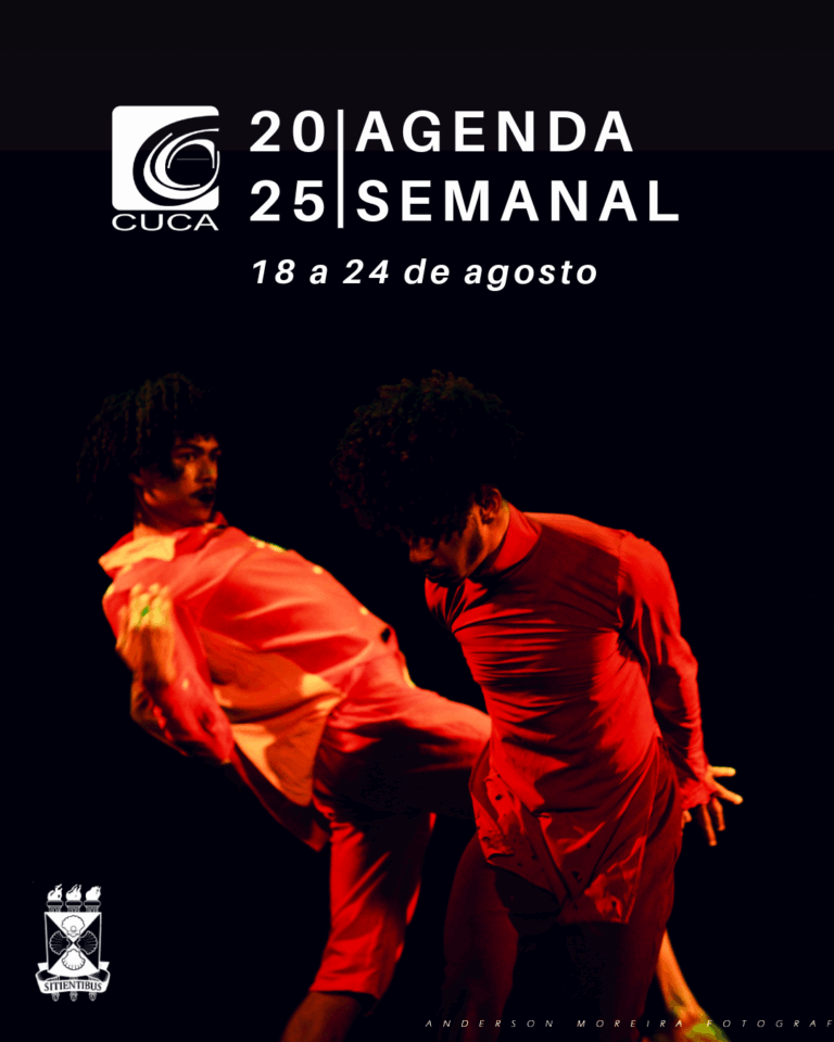 Agenda semanal do Cuca – 18 a 24 de agosto