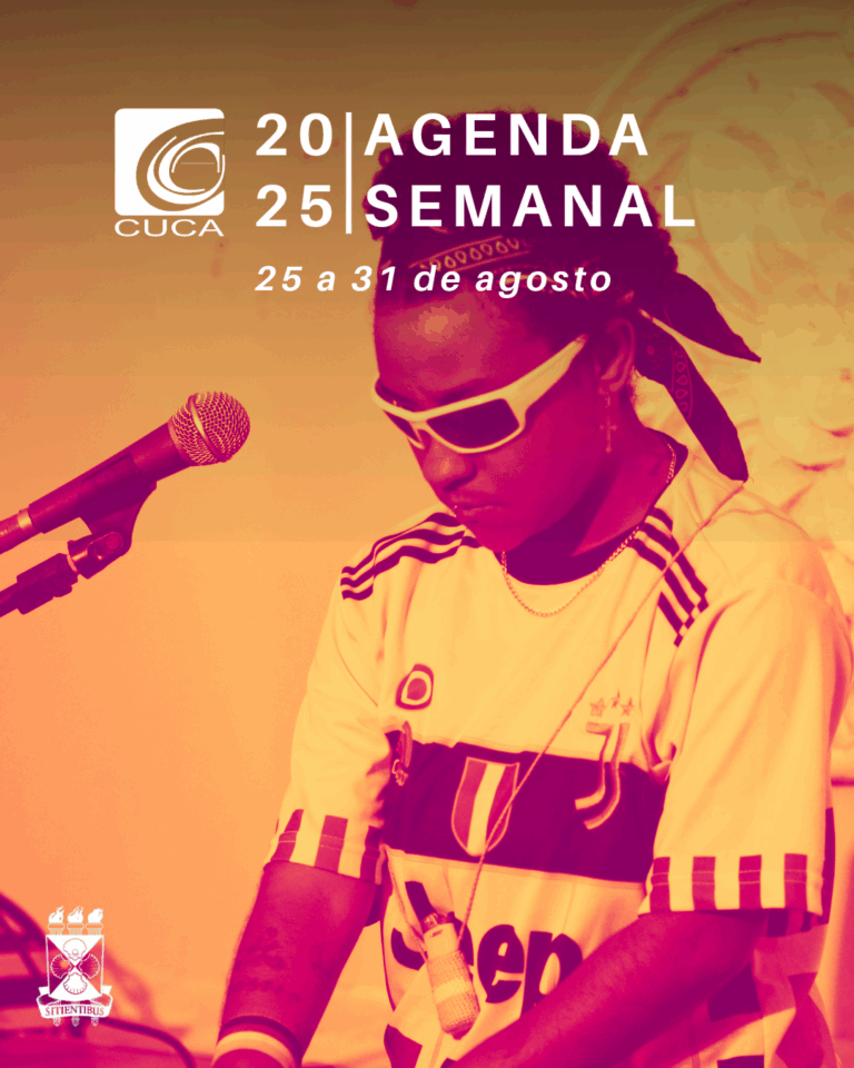 Agenda semanal do Cuca –  25 a 31 de agosto