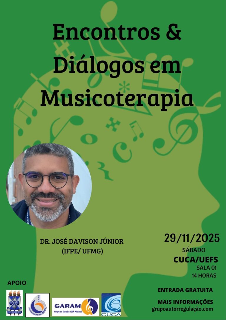 Cuca/Uefs sedia roda de conversa sobre Musicoterapia