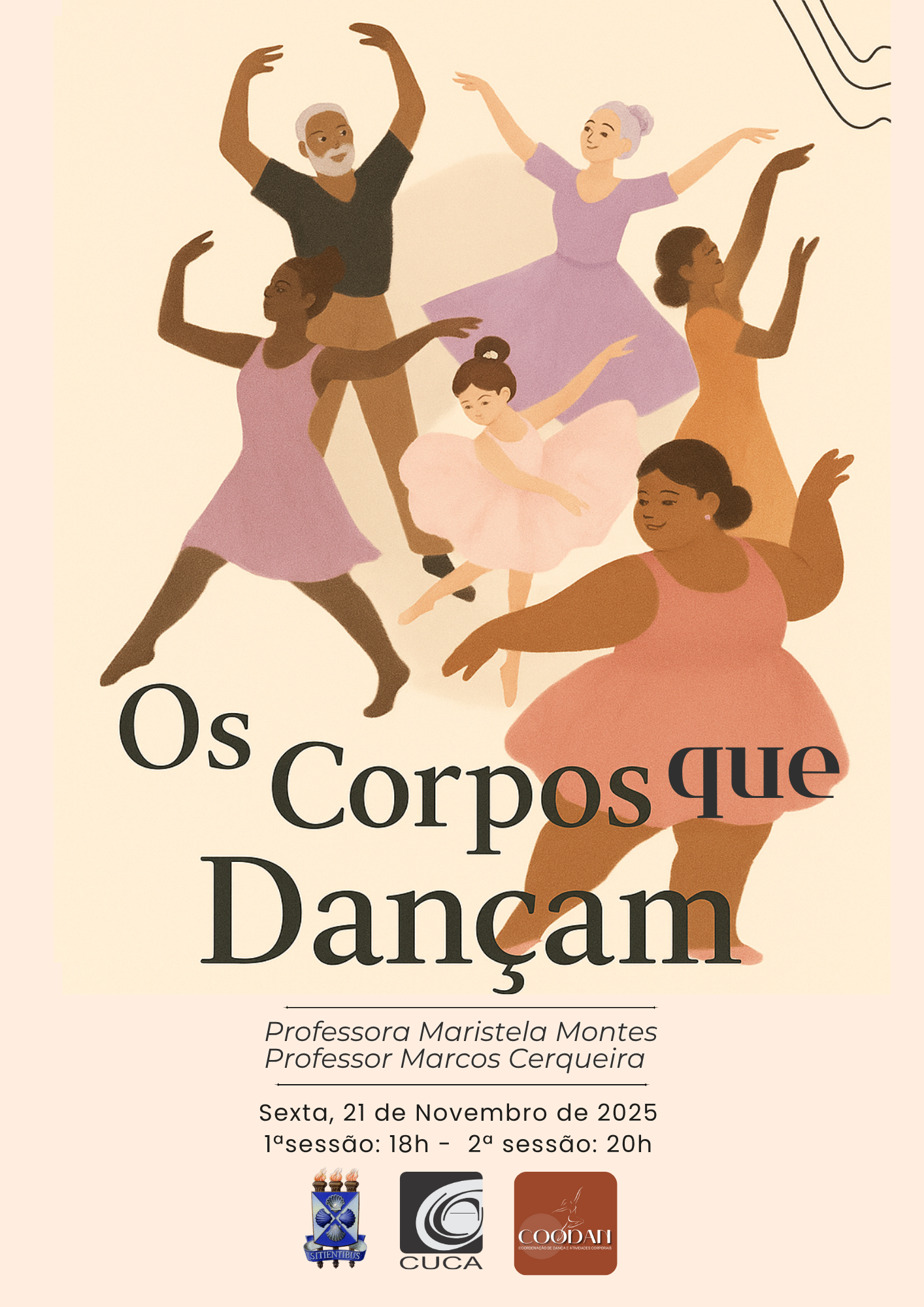 Espetáculo Os corpos que dançam