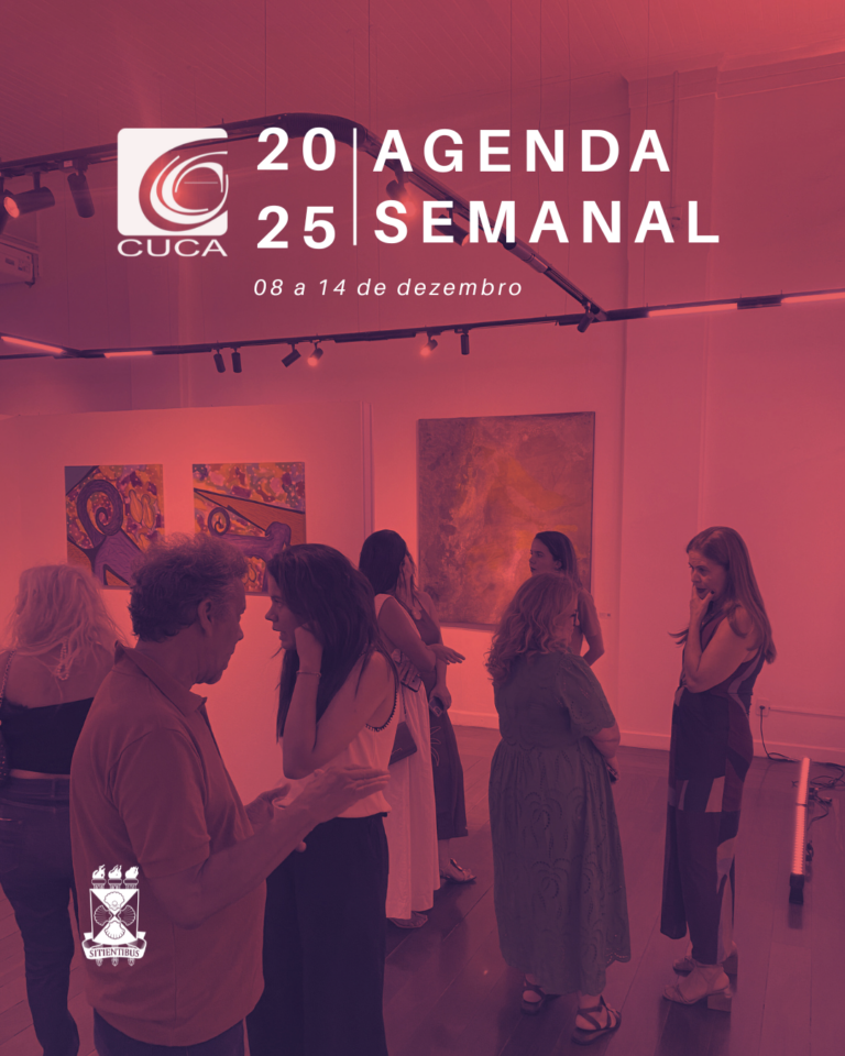 Agenda semanal do Cuca – 08 a 14 de dezembro