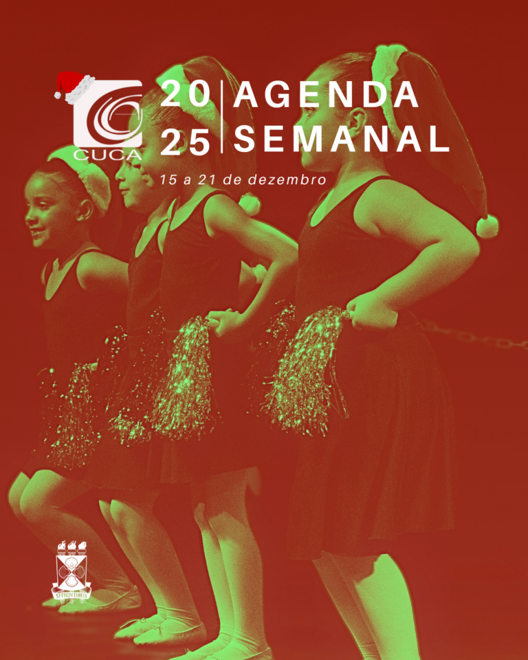 Agenda semanal do Cuca – de 15 a 21 de dezembro