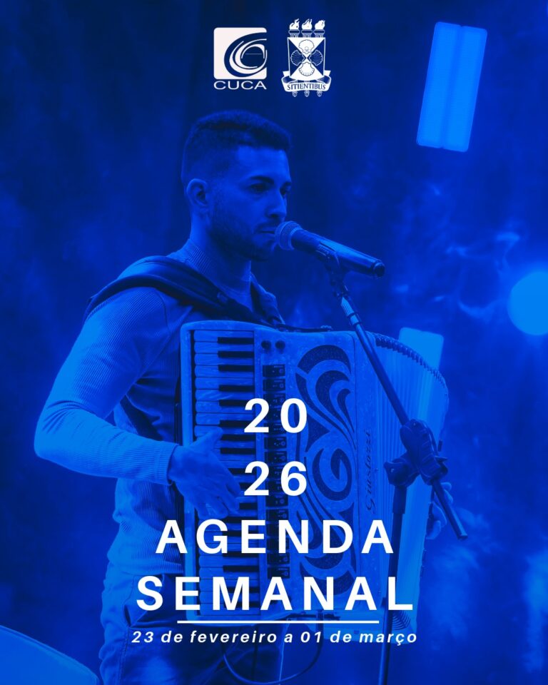 Agenda semanal do Cuca de 23 de fevereiro a 01 de março