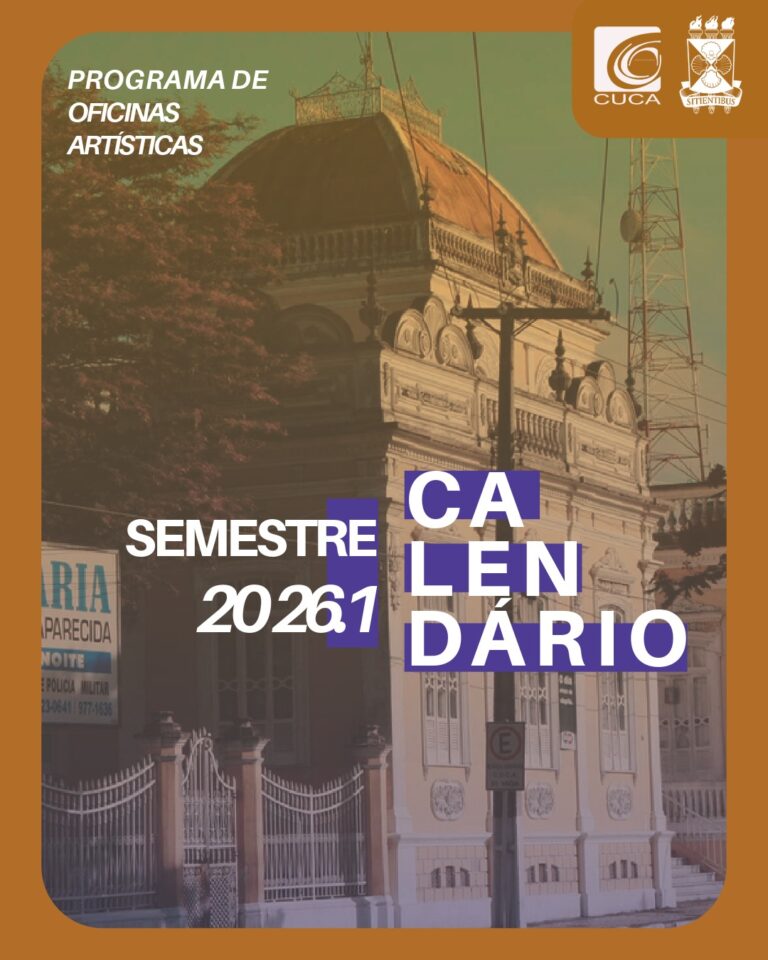 Cuca inicia as matrículas no Programa de Oficinas Artísticas a partir do dia 13 de março