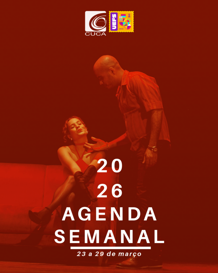 Agenda semanal do Cuca: de 23 a 29 de março