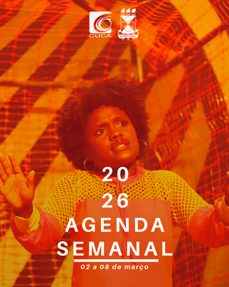 Agenda semanal do Cuca: de 02 a 08 de março