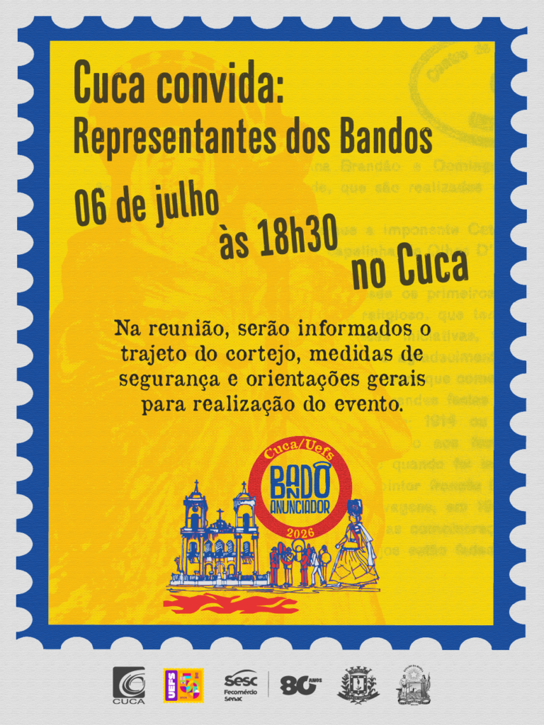 Cuca/Uefs convida representantes dos bandos para reunião do Bando Anunciador 2026