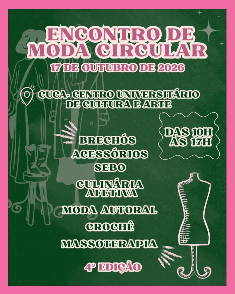 Cuca/Uefs recebe brechós em 4º Encontro de Moda Circular
